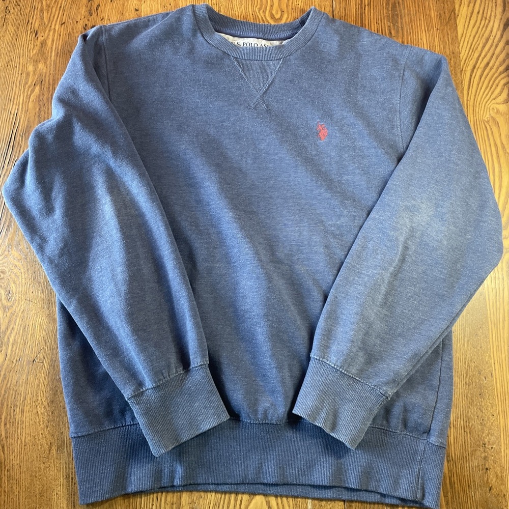 US Polo Association Luxury Feel Medium Heavy weight Navy‎ Round Neck Sweatshirt